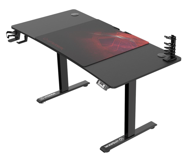 Ultradesk LEVEL V2 (Czarno-Czerwone) (elektryczna regulacja) - 1077060 - zdjęcie 3